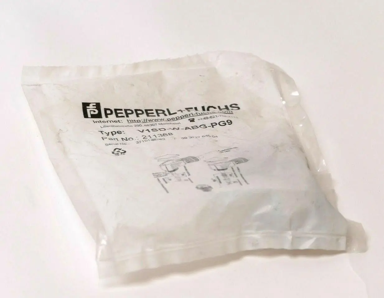 Produktfoto 1 von Pepperl + Fuchs Kabelstecker, konfektionierbar V1SD-W-ABG-PG9 | 211368