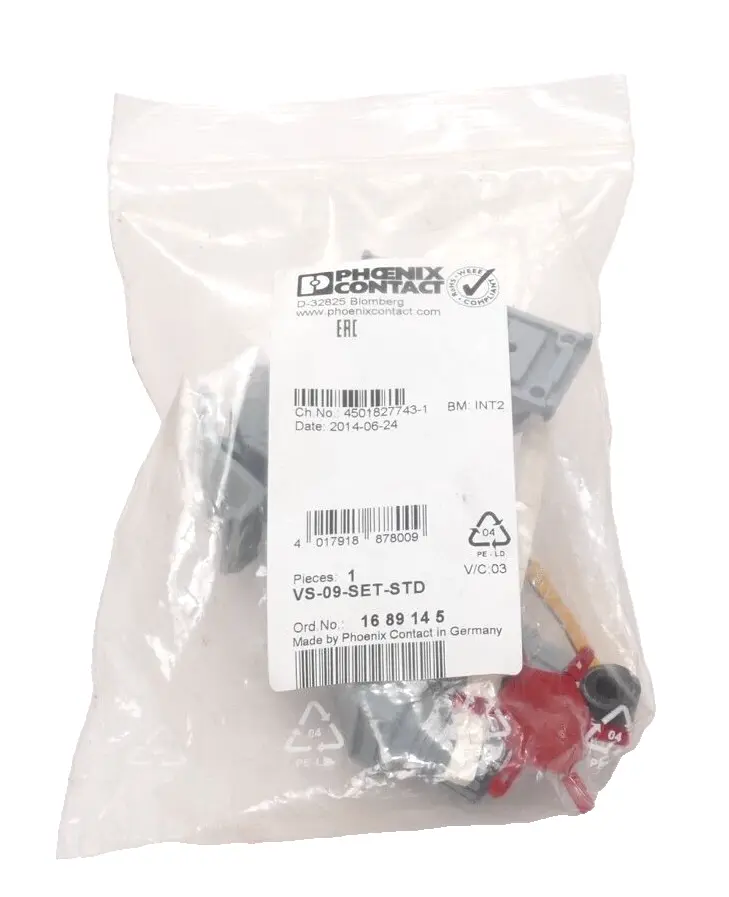Produktfoto 1 von Phoenix Contact 16 89 14 5 D-SUB-Steckverbinder-Set VS-09-SET-STD | 1689145
