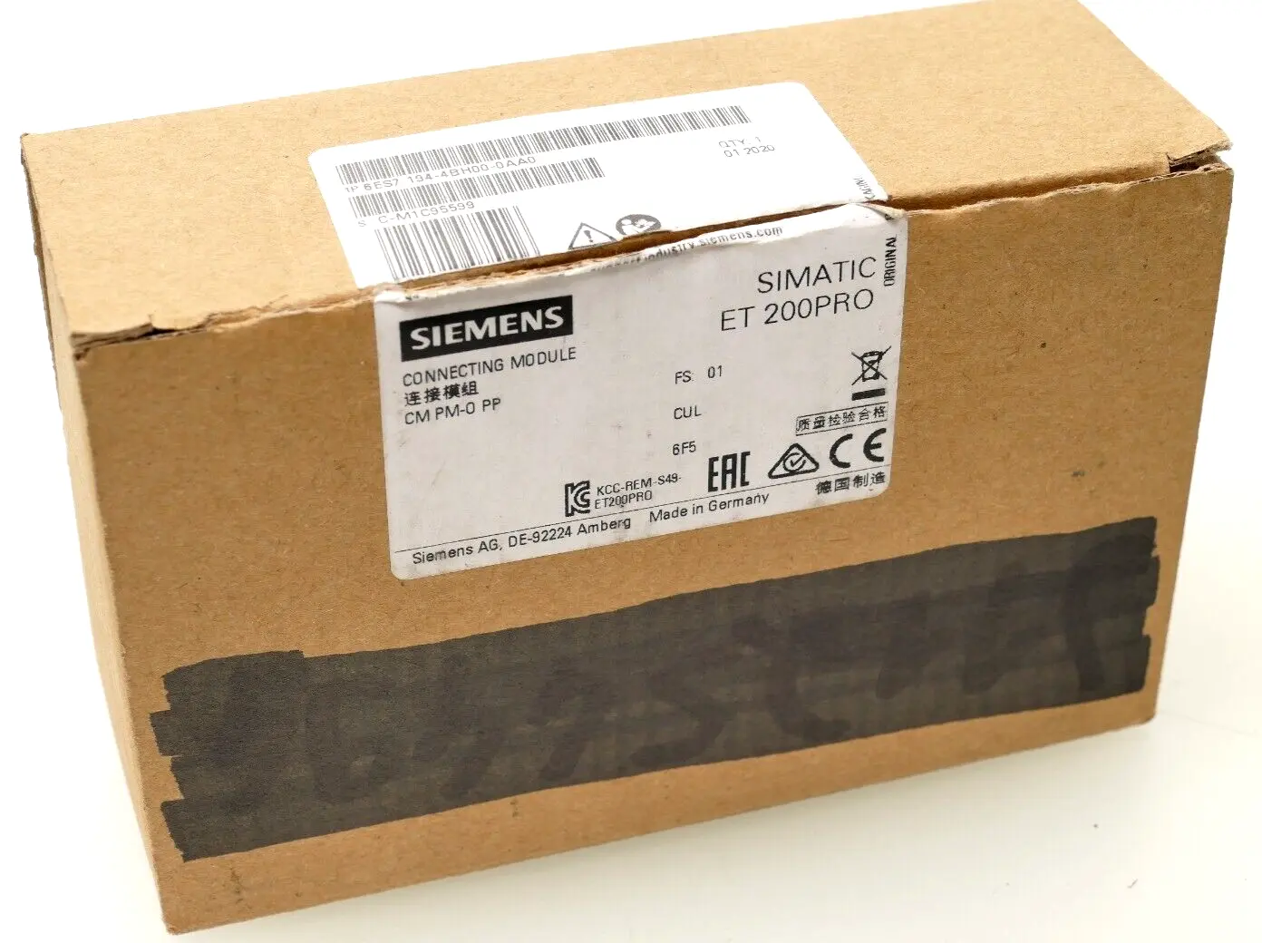 Produktfoto 1 von Siemens SIMATIC ET 200PRO | 6ES7 194-4BH00-0AA0 | FS:01 | 6ES7194-4BH00-0AA0