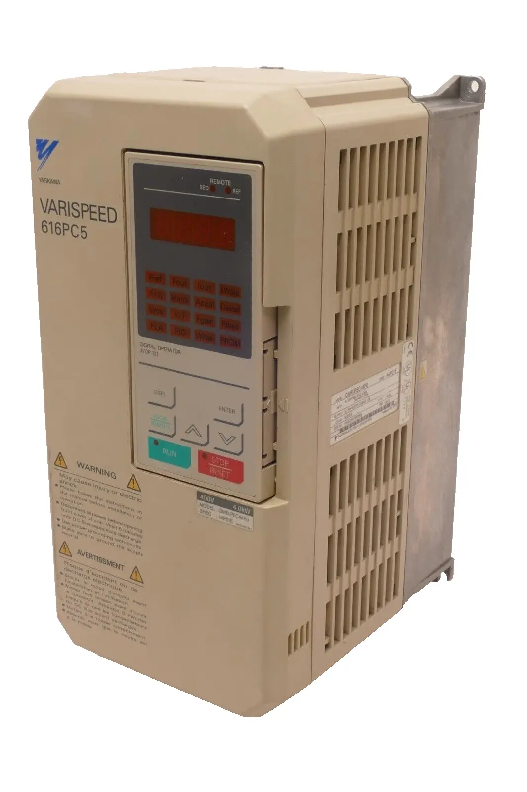 Produktfoto 1 von Yaskawa Electric Varispeed 616PC5 Frequenzumrichter | CIMR-P5C44P0