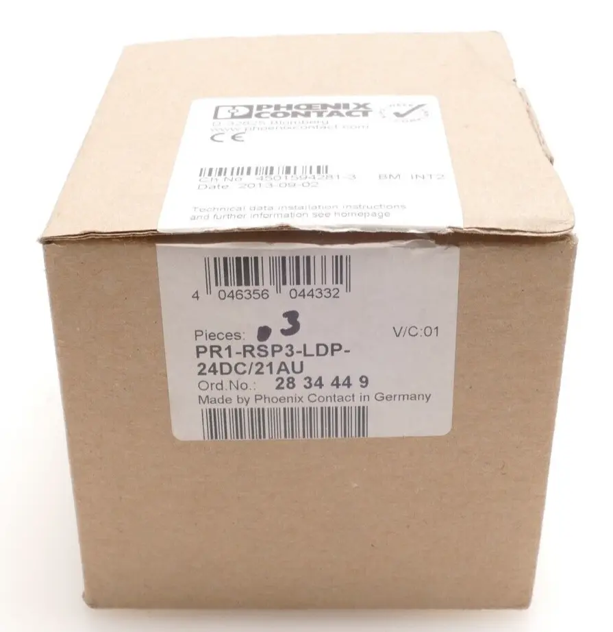 Produktfoto 1 von 3x Phoenix Contact 2834449 Industrie-Relais PR1-RSP3-LDP-24DC/21AU
