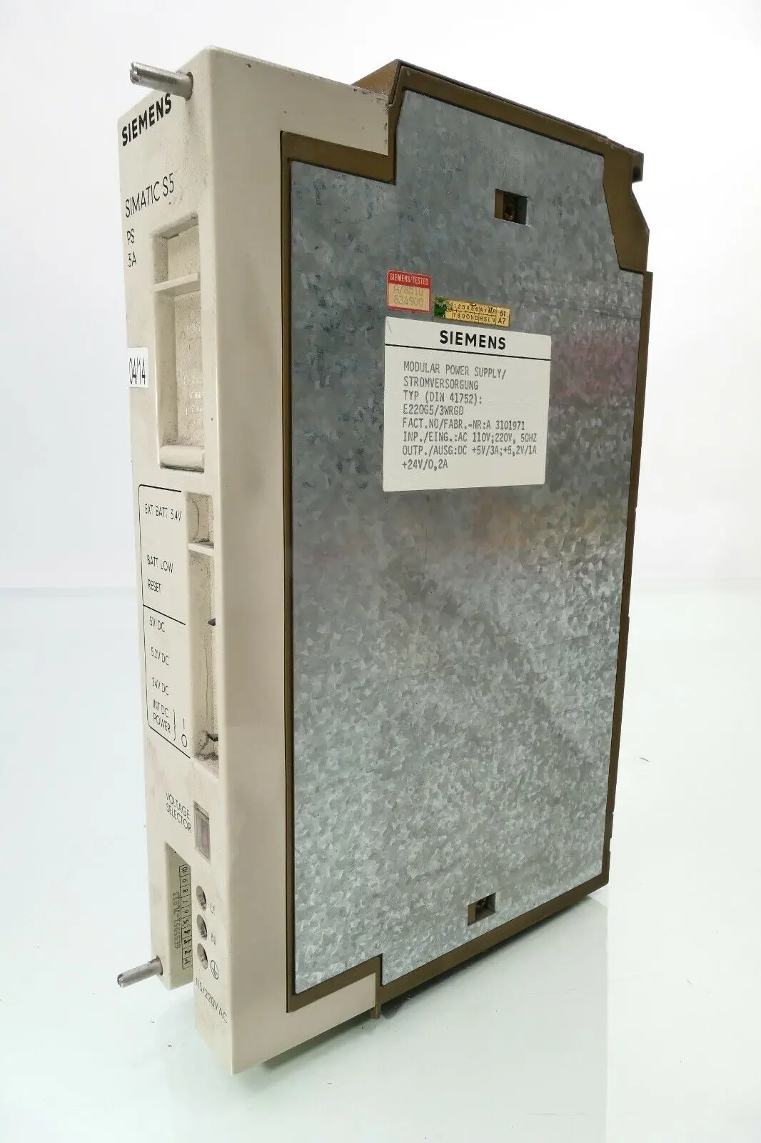 Produktfoto 1 von Siemens SIMATIC S5 Stromversorgung 6ES5 951-7LB13 | E:05 | 6ES5951-7LB13