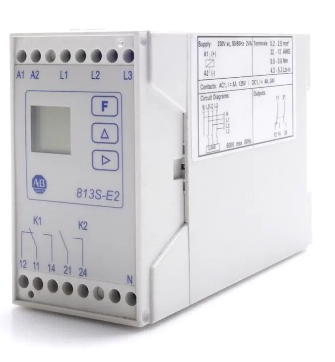 Produktfoto 1 von Allen-Bradley Phase Monitor 813S-E2 | Ser. A | 813S-E2BA50