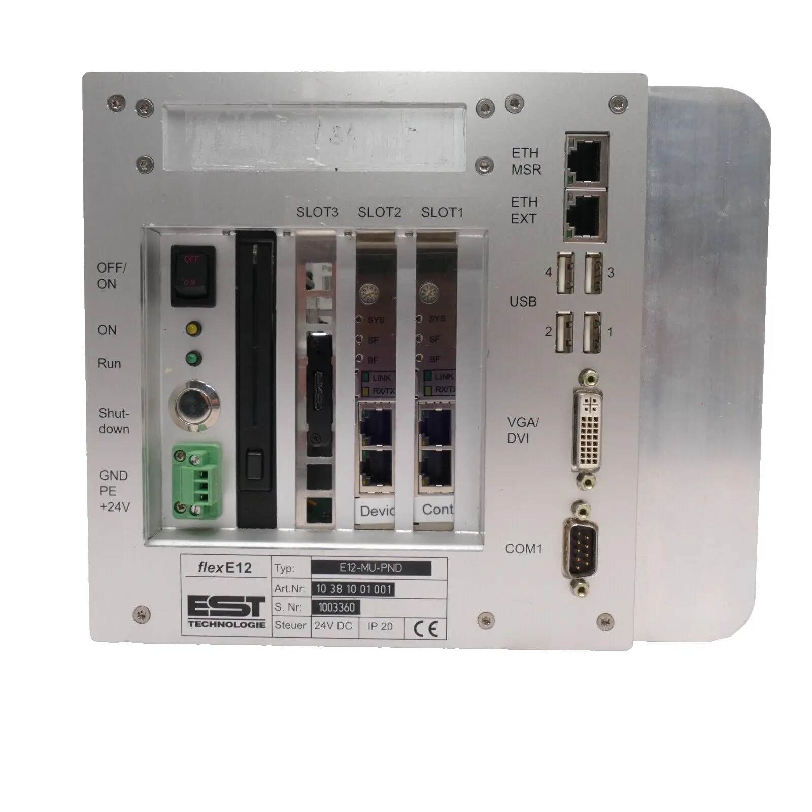 Produktfoto 1 von EST TECHNOLOGY E12-MU-PND Steuerungseinheit flexE12 10 38 10 01 001 | IP20