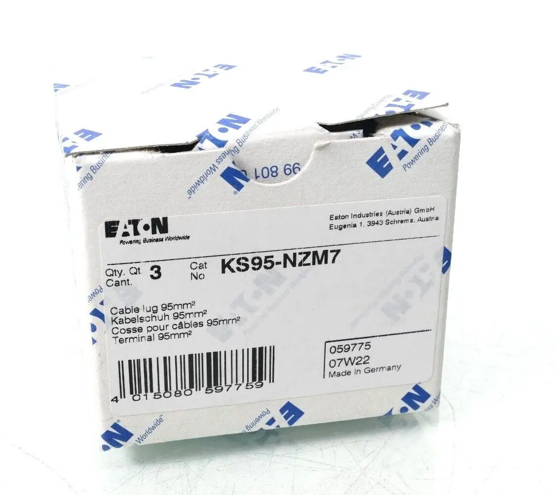 Produktfoto 1 von 3x Eaton Kabelschuh 95mm² KS95-NZM7 | 059775