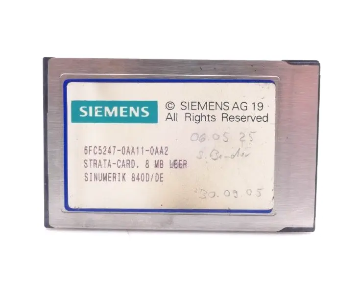 Produktfoto 1 von Siemens Strata-Card 8MB 6FC5 247-0AA11-0AA2 | 6FC5247-0AA11-0AA2