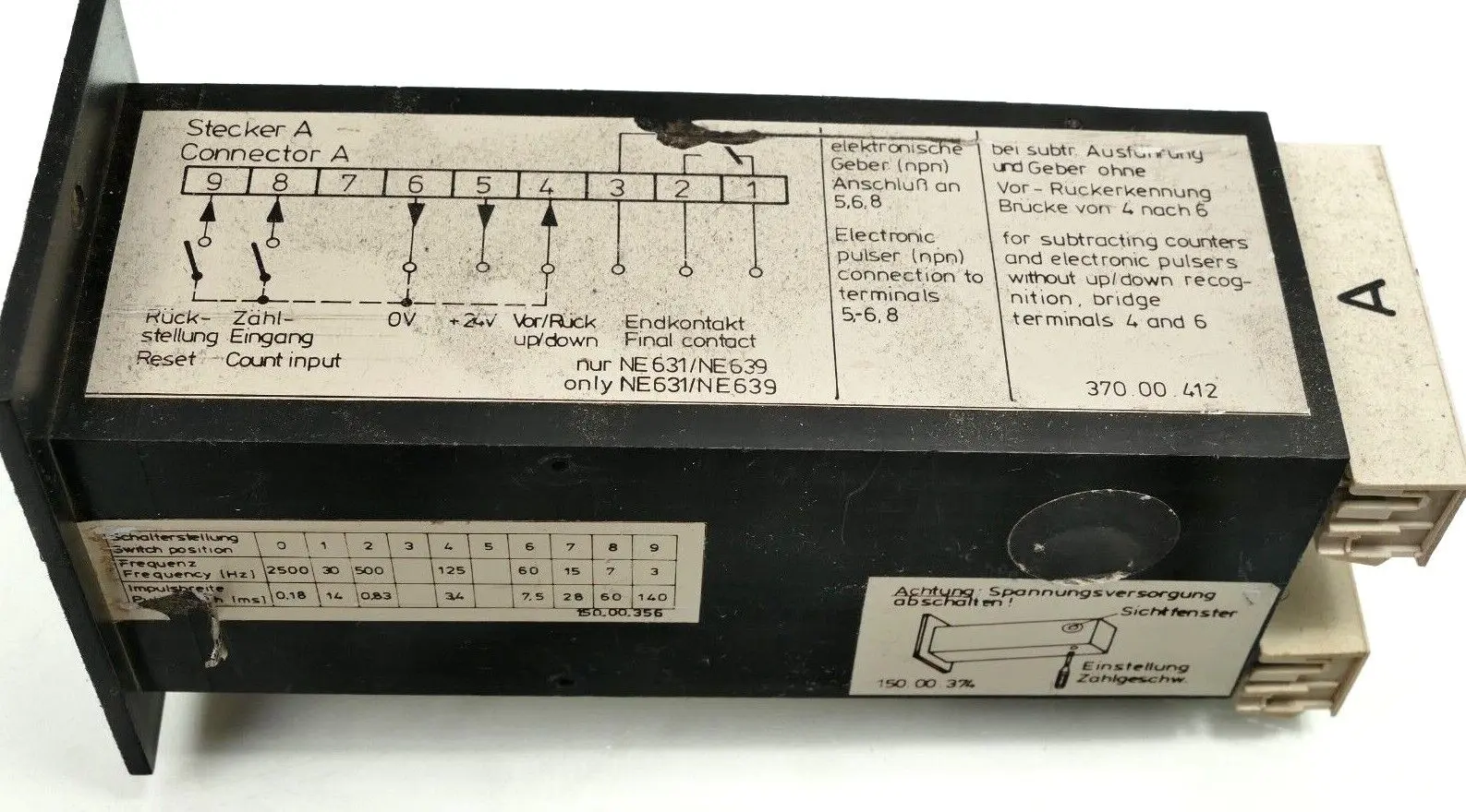 Produktfoto 1 von Baumer IVO Zähler 816850-09 | NE639-090A75A