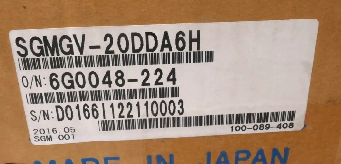Produktfoto 1 von Yaskawa Electric AC Servo Motor SGMGV-20DDA6H | 6G0048-224