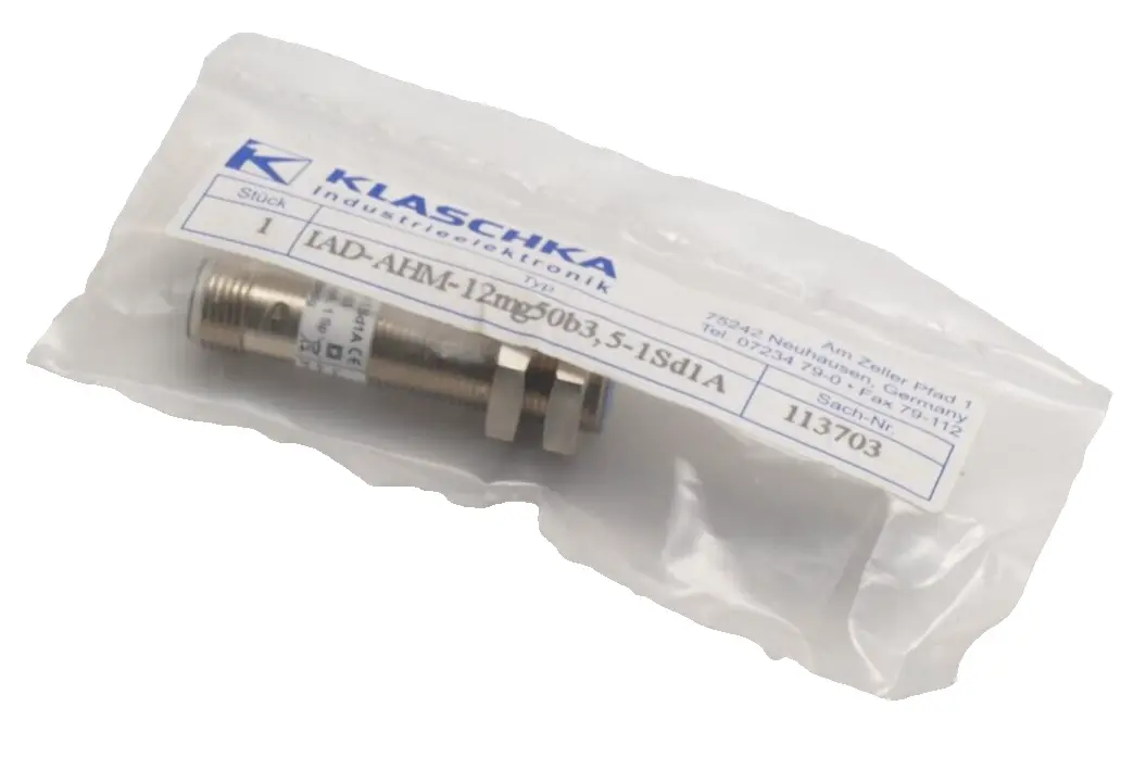 Produktfoto 1 von Klaschka Induktiver Sensor IAD-AHM-12mg50b3,5-1Sd1a | 113703
