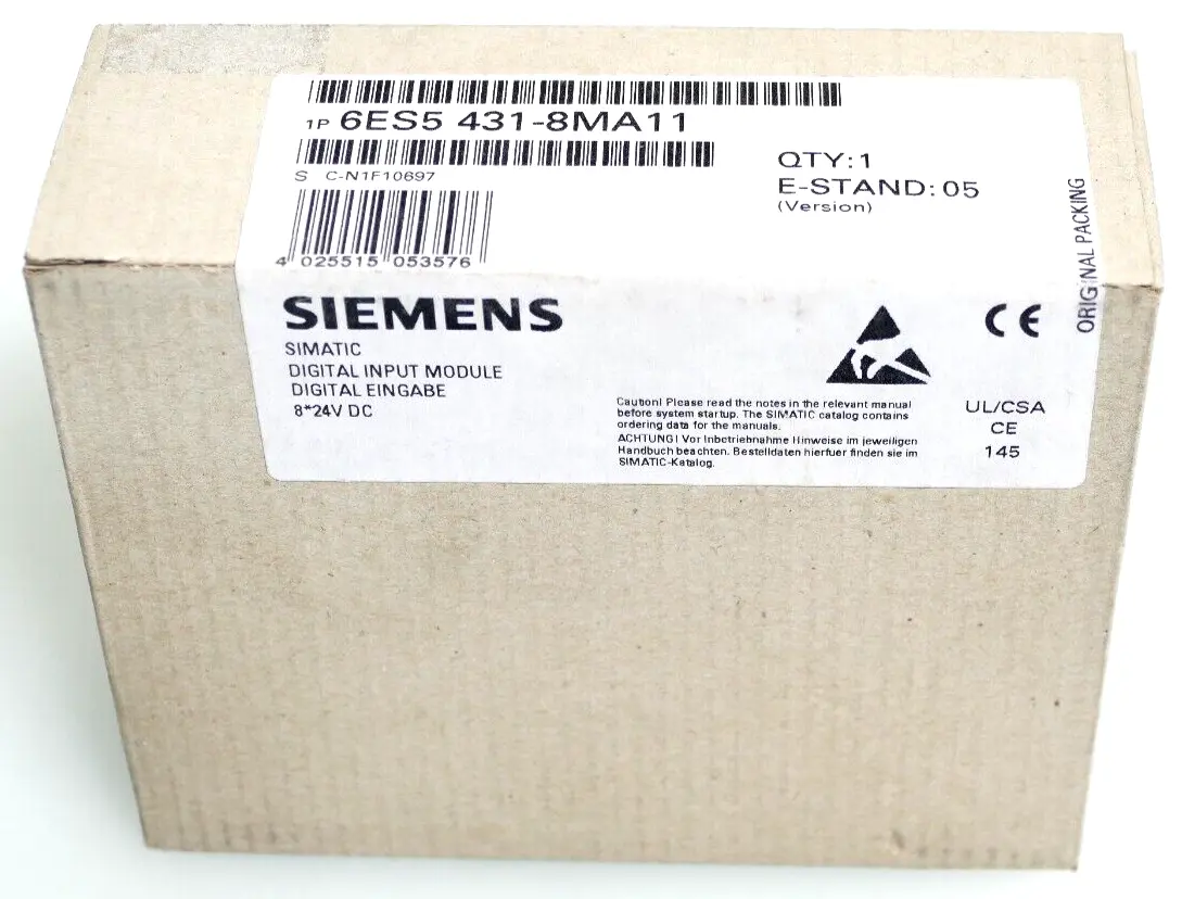 Produktfoto 1 von Siemens SIMATIC S5 Digital-Eingabe 6ES5 431-8MA11 | 6ES5 431-8MA11 | E:05