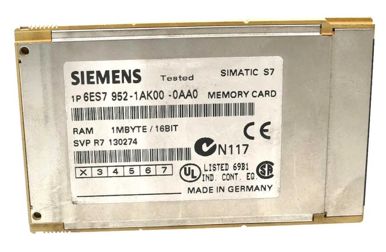 Produktfoto 1 von Siemens SIMATIC S7 Memory Card 6ES7 952-1AK00-0AA0 | E:02 | 6ES7952-1AK00-0AA0