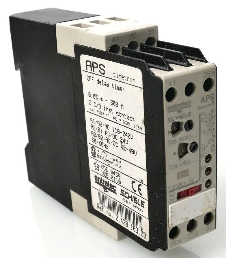 Produktfoto 1 von Entrelec SCHIELE APS timetron OFF delay timer 2.430.183.03