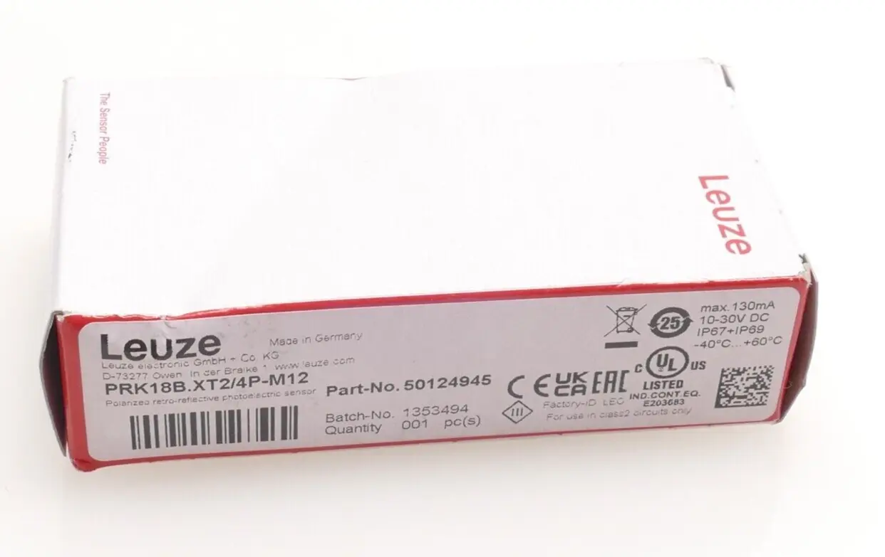Produktfoto 1 von Leuze Reflexlichtschranke PRK18B.XT2/4P-M12 | 50124945