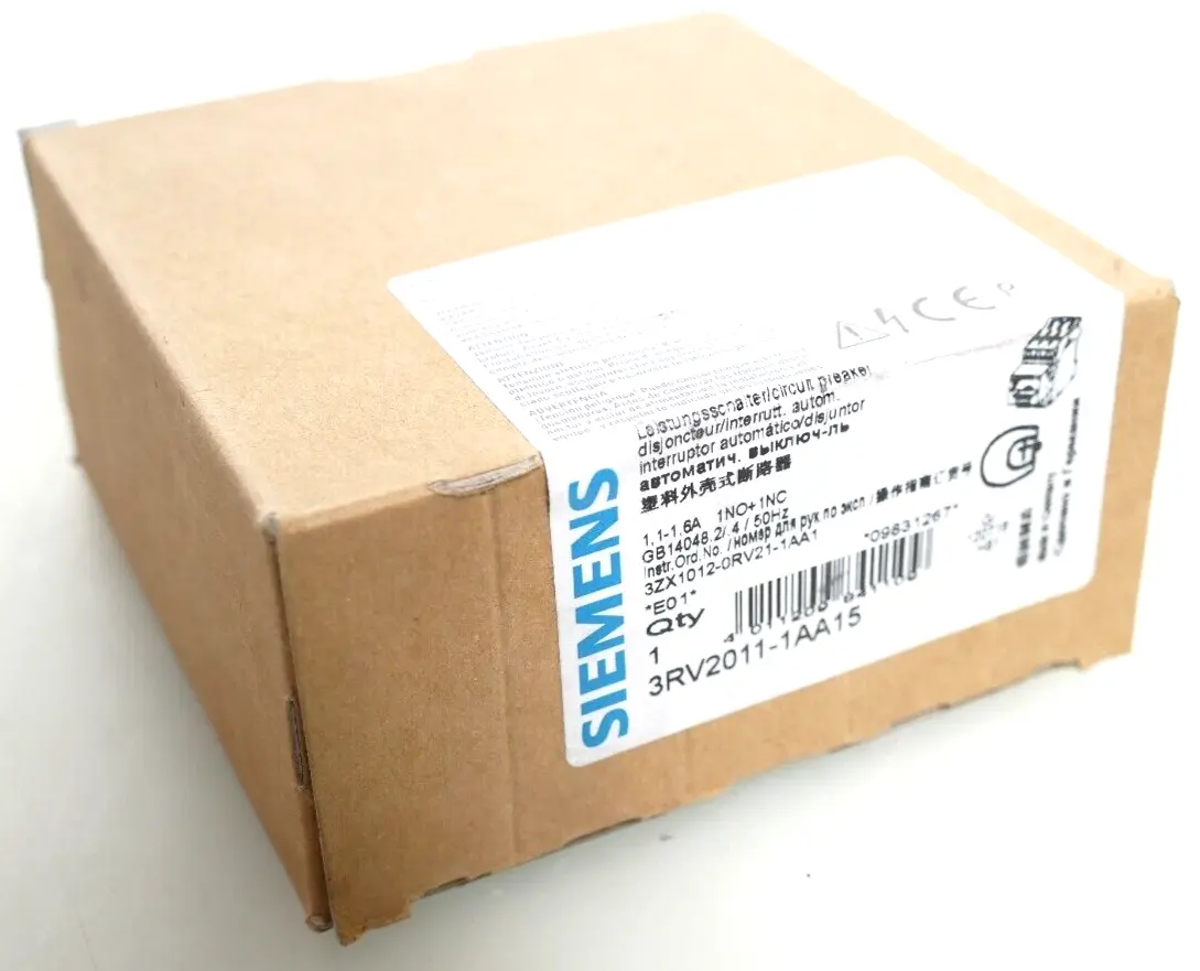 Produktfoto 1 von Siemens SIRIUS Leistungsschalter 3RV2 011-1AA15 | E:01 | 3RV2011-1AA15