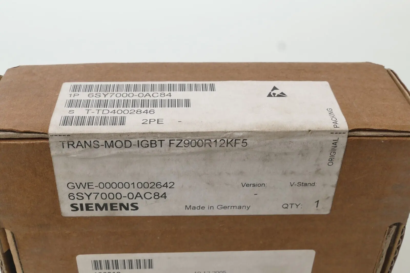 Produktfoto 1 von Siemens MASTERDRIVES IGBT Transistormodul 6SY7000-0AC84 | 6SY7 000-0AC84