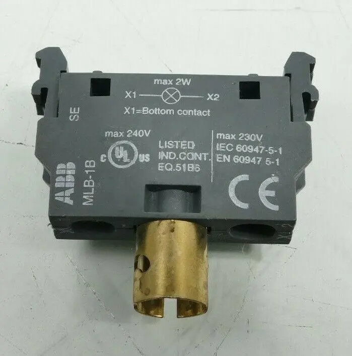 Produktfoto 1 von ABB Leuchtmittelblock max. 2W | MLB-1B