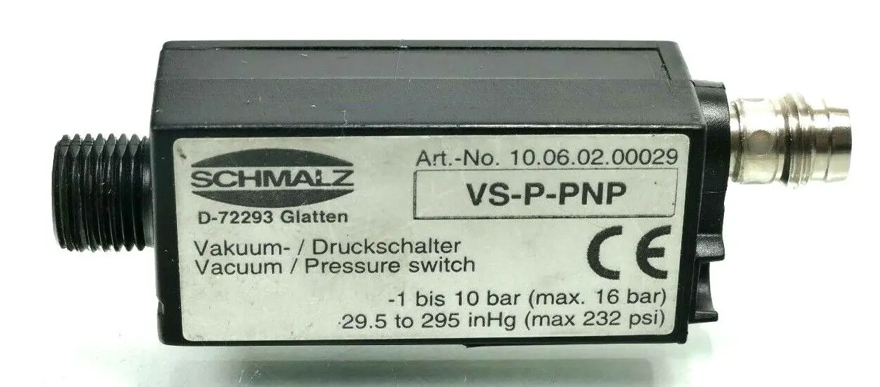 Produktfoto 1 von Schmalz Vakuum-/ Druckschalter VS-P-PNP | 10.06.02.00029