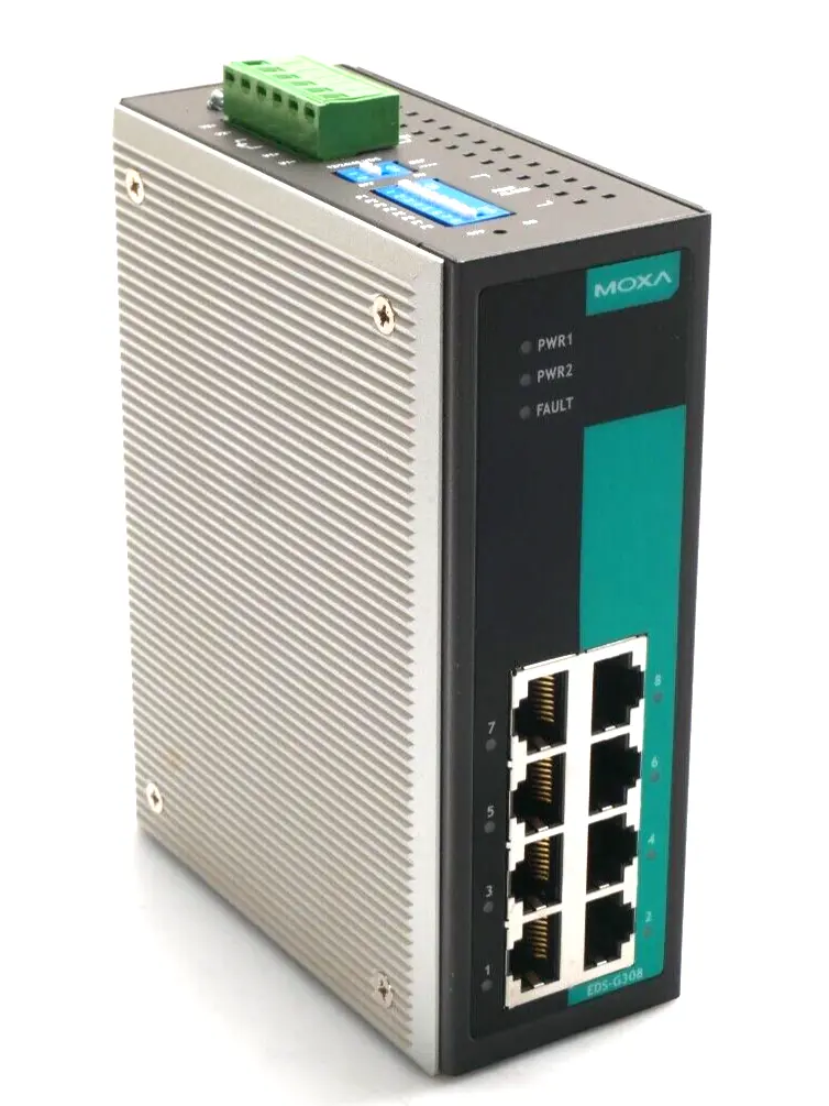 Produktfoto 1 von Moxa 8G-port full Unmanaged Gigabit Ethernet-Switch | Rev. 1.2.1 | EDS-G308