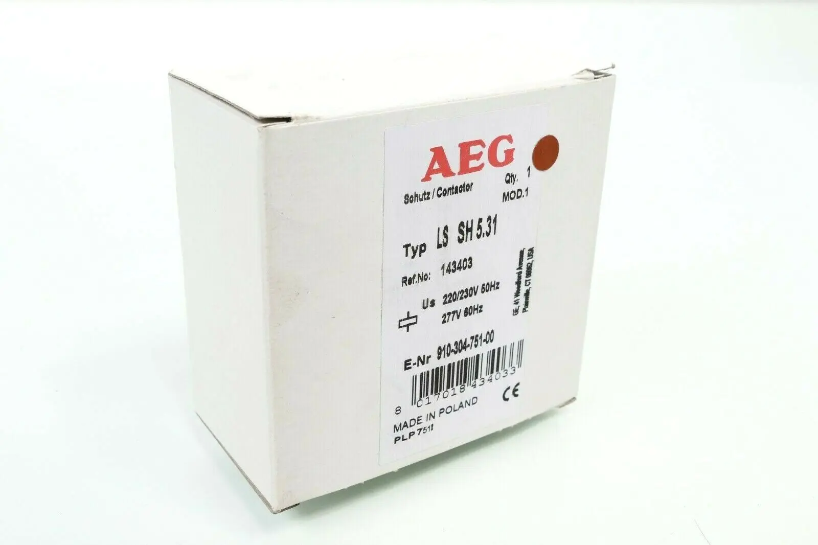 Produktfoto 1 von AEG LS SH5.31 Schütz 910-304-751-00 | 143403