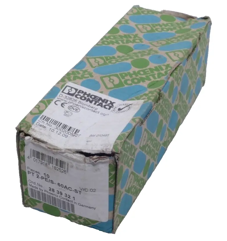 Produktfoto 1 von 10x Phoenix Contact Überspannungsschutzstecker PT 2-PE/S-60AC-ST | 2839321