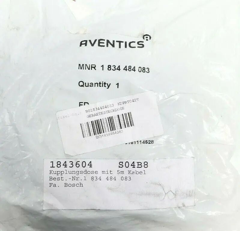 Produktfoto 1 von Bosch Aventics Kupplungsdose mit 5m Kabel 1 834 484 083 | 1834484083