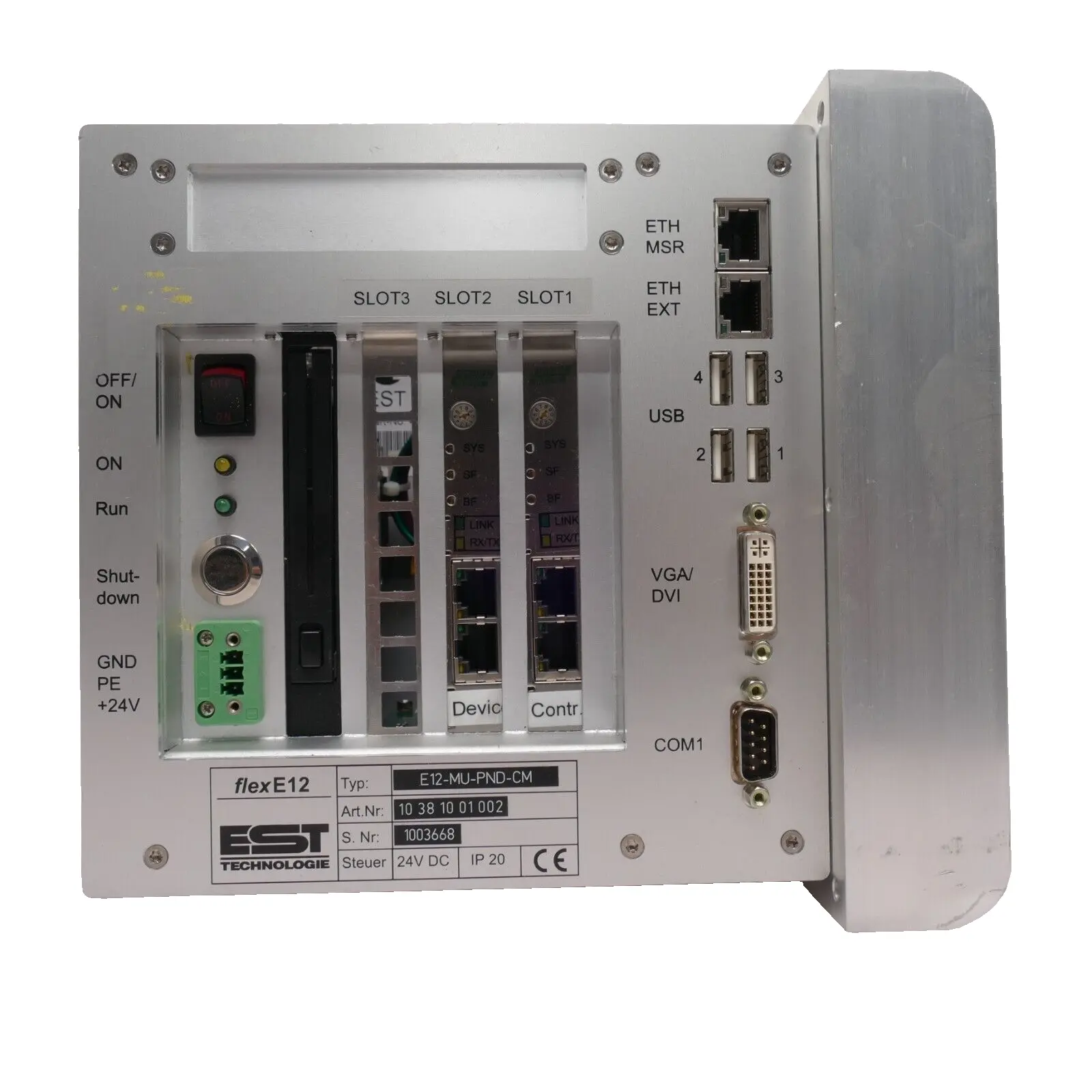 Produktfoto 1 von EST TECHNOLOGY E12-MU-PND-CM Steuerungseinheit flexE12 10 38 10 01 002 | IP20