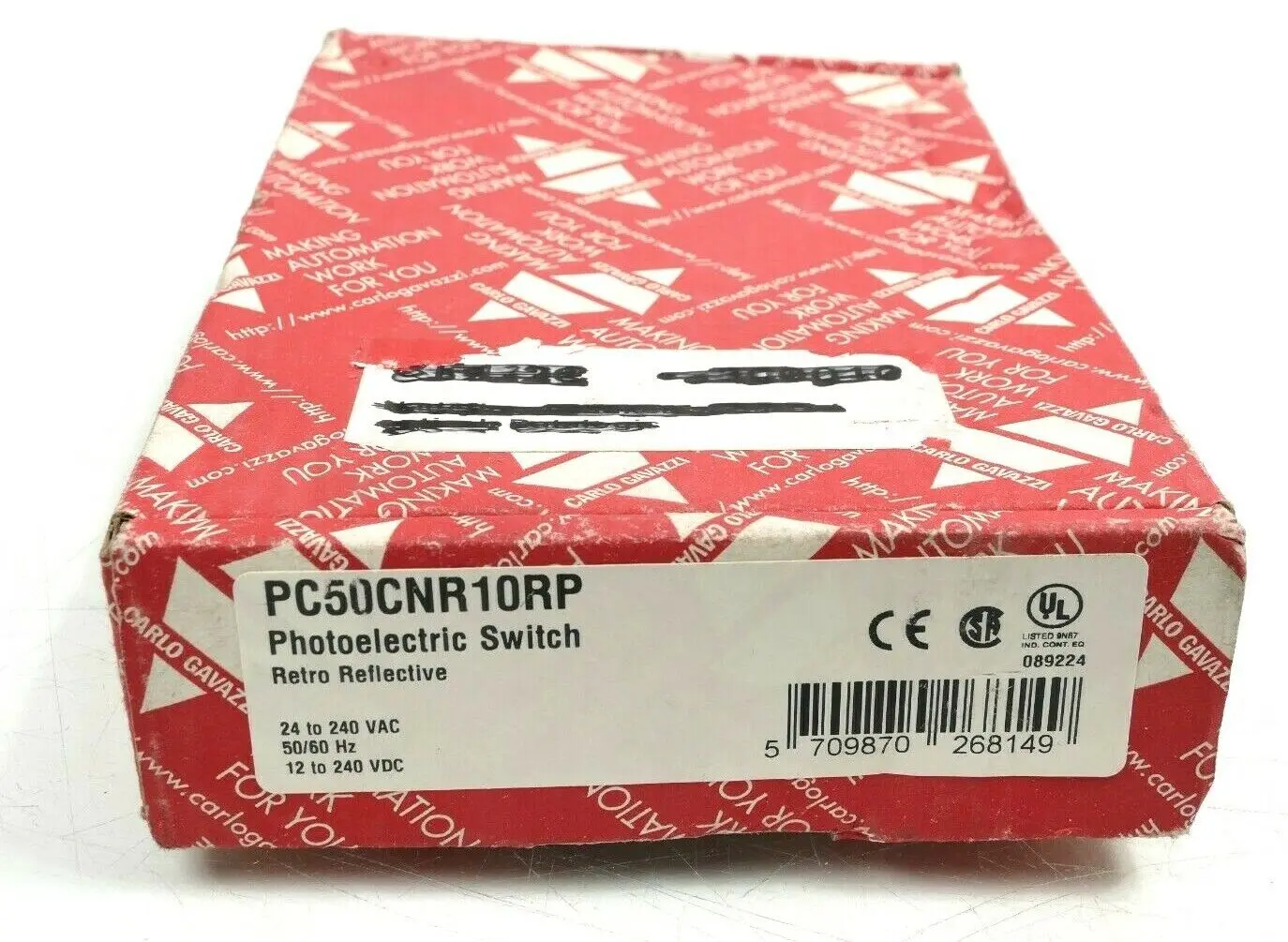 Carlo Gavazzi Photoelektrischer Sensor PC50CNR10RP