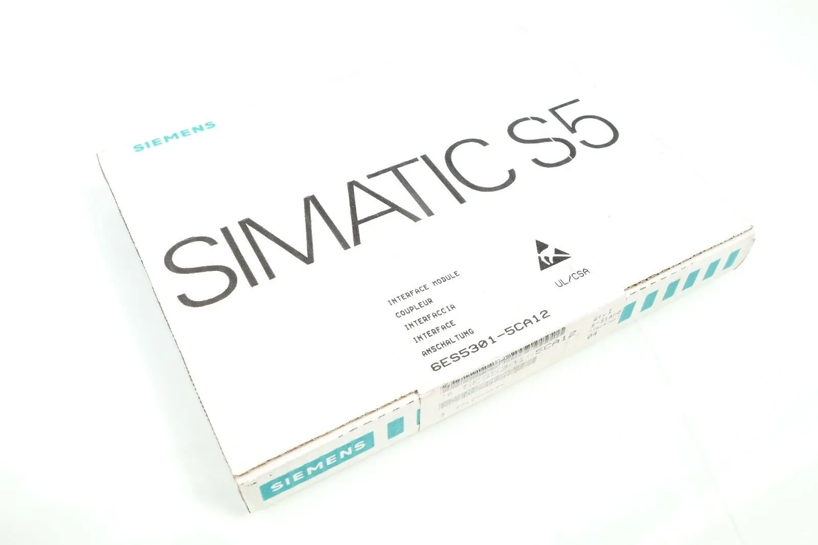 Produktfoto 1 von Siemens SIMATIC S5 | 6ES5301-5CA12 | E:04 | 6ES5301-5CA12