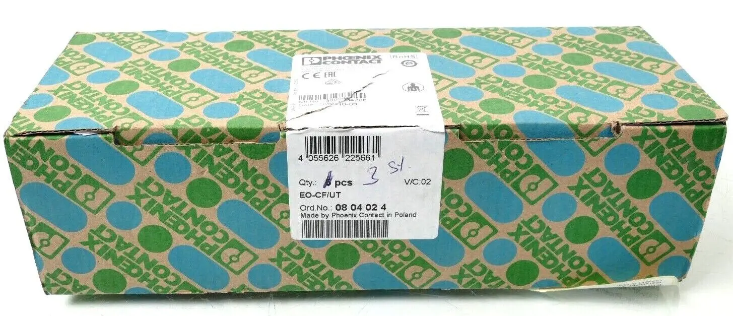 Produktfoto 1 von 3x Phoenix Contact Steckdose 08 04 02 4 | EO-CF/UT | 0804024
