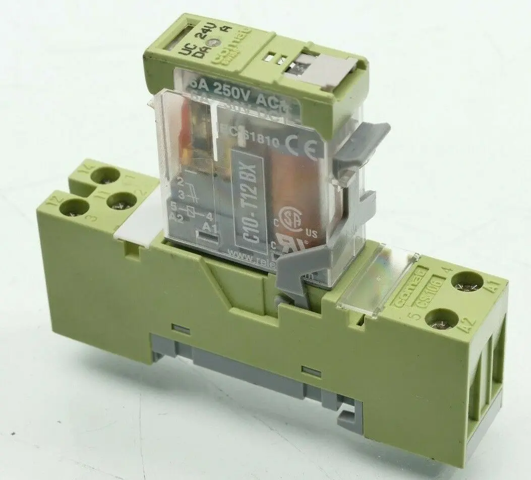 Produktfoto 1 von COMAT Swiss CS-106 Relaissockel + Monostabiles Relais C10-T12BX