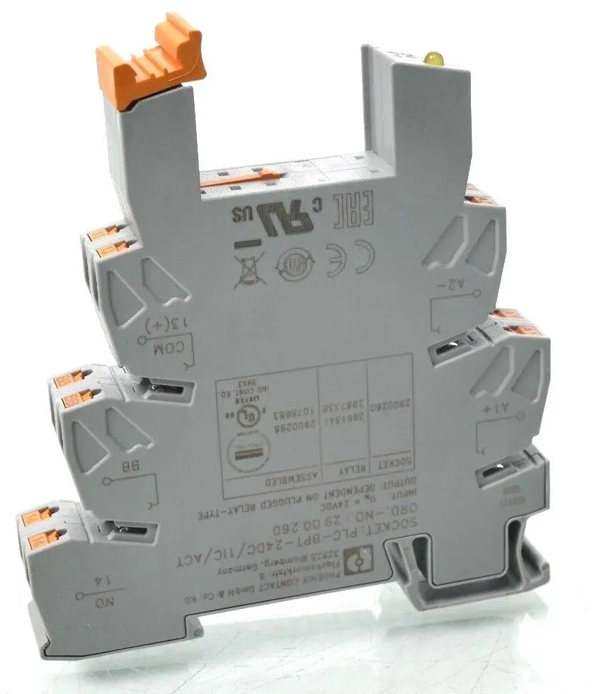 Produktfoto 1 von Phoenix Contact Relaissockel 29 00 26 0 | PLC-BPT- 24DC/ 1IC/ACT | 2900260