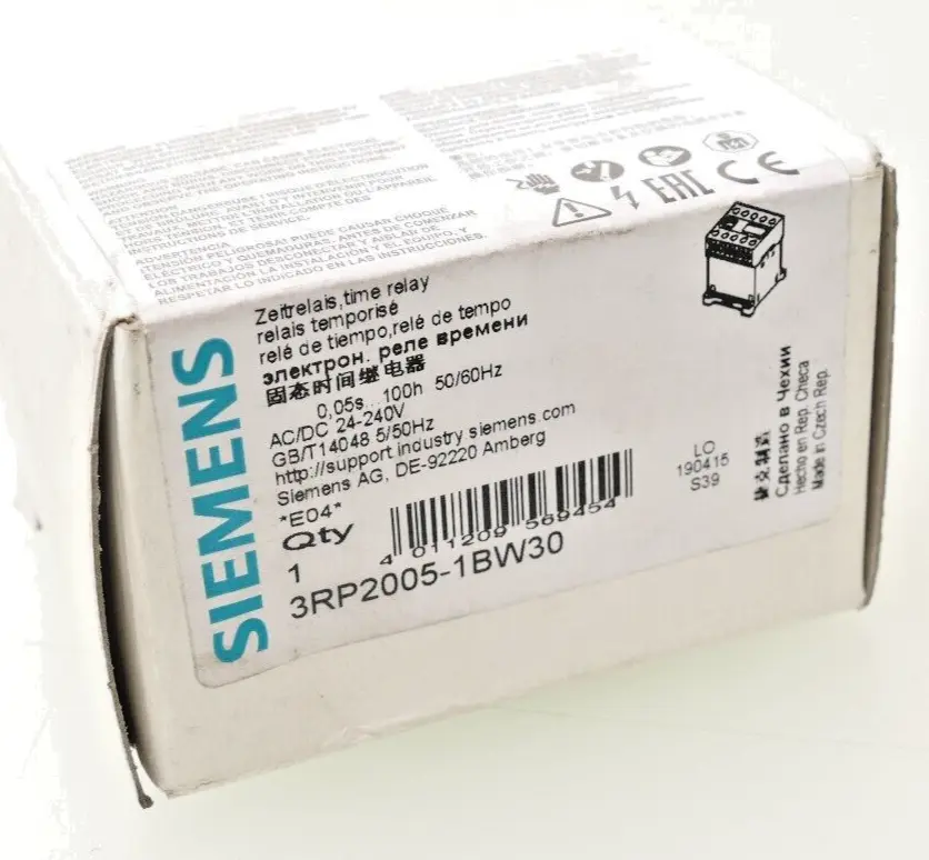 Produktfoto 1 von Siemens SIRIUS Zeitrelais 3RP2 005-1BW30 | E:01 | 3RP2005-1BW30