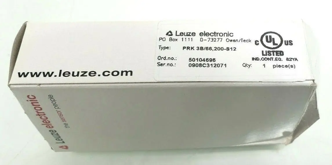 Produktfoto 1 von Leuze Reflex-Lichtschranke polarisiert PRK 3B/66.200-S12 | 50104696