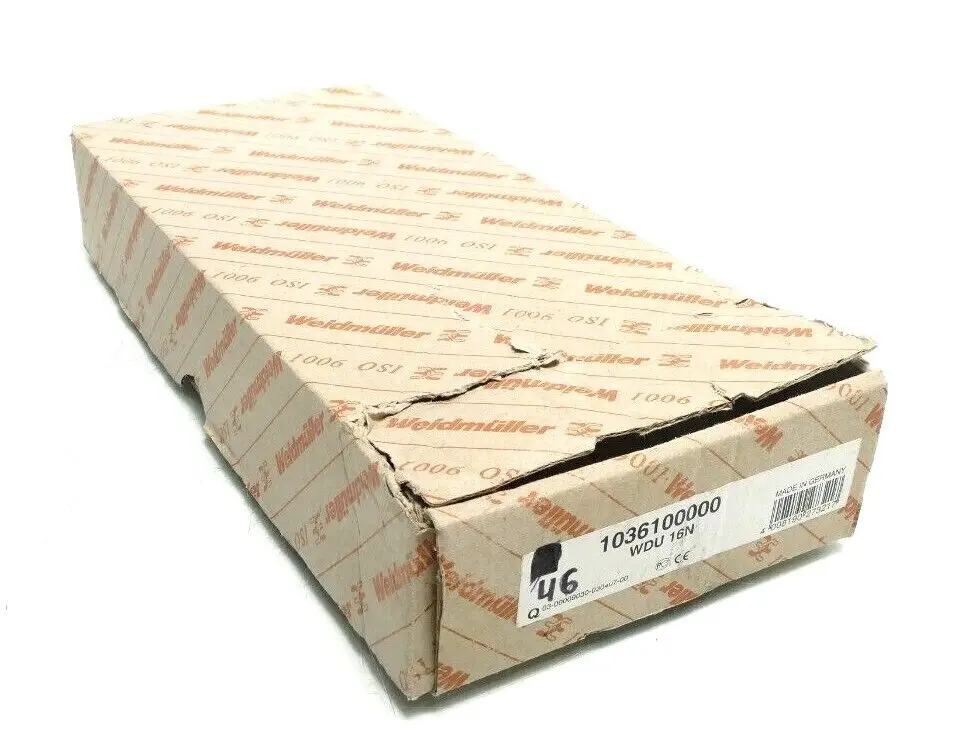 Produktfoto 1 von 46x Weidmüller WDU 16N | 1036100000 Reihenklemme