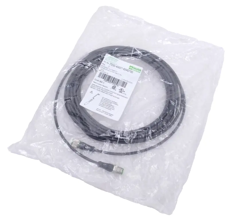 Produktfoto 1 von Murr Elektronik M12 St. 0° / M12 Bu. 0° A-kod. Kabel 7,5m | 7000-40021-6340750