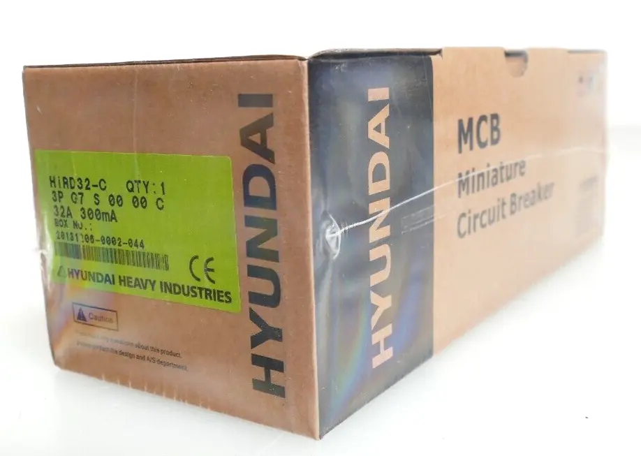 Produktfoto 1 von Hyundai HiRD32-C 3P G7 S 00 00 C Miniatur Circuit Breaker 3PG7S0000C | 32A 300mA