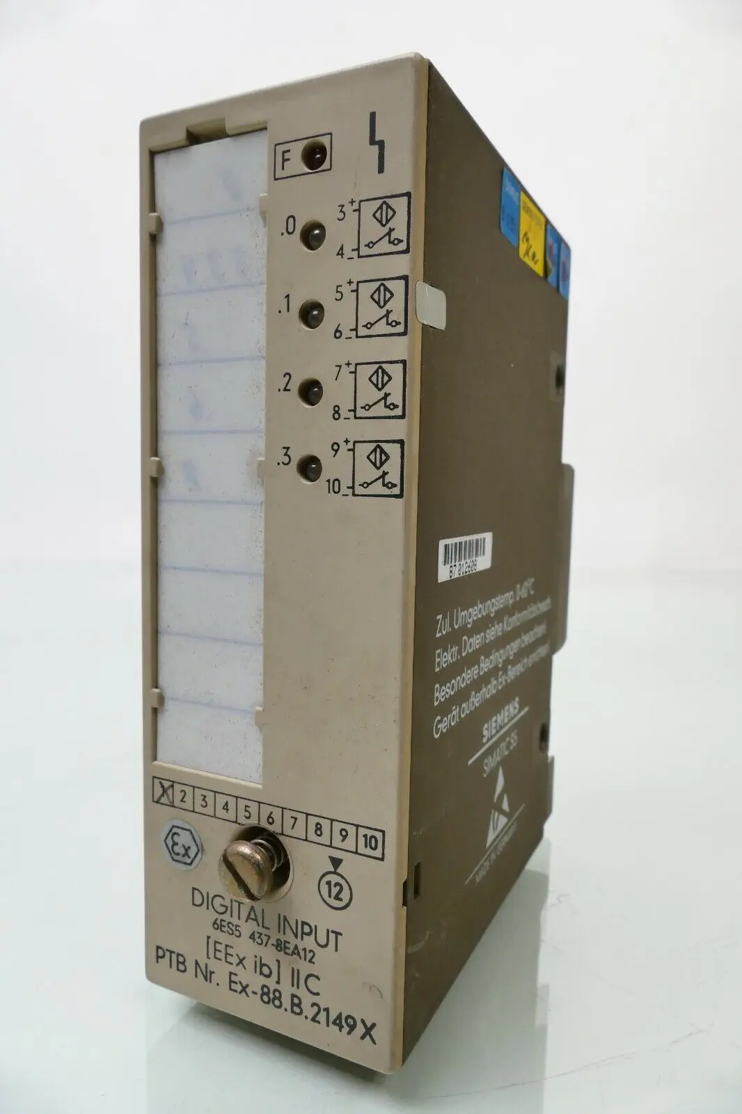 Produktfoto 1 von Siemens SIMATIC S5 Digital Input 6ES5 437-8EA12 | E:01 | 6ES5437-8EA12