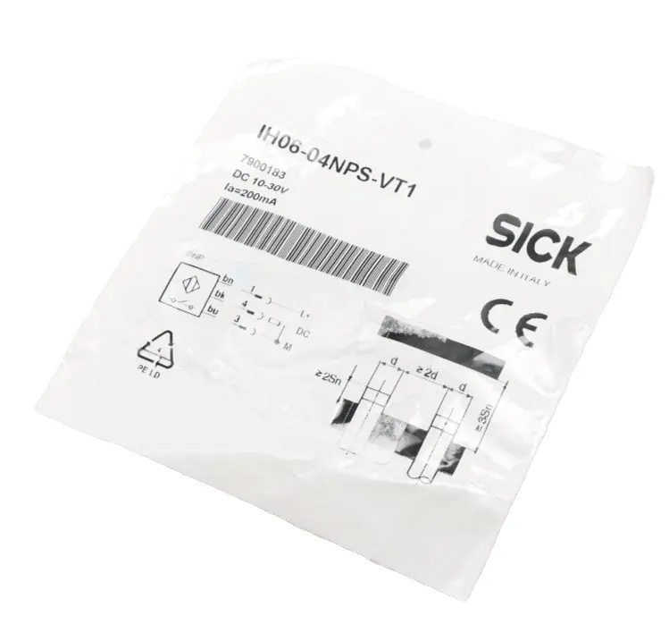 Produktfoto 1 von Sick 7 900 183 Induktiver Näherungssensor IH06-04NPS-VT1 | 7900183