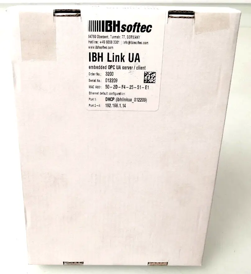 Produktfoto 1 von IBHsoftec IBH Link UA embedded OPC UA Server / Client 3200