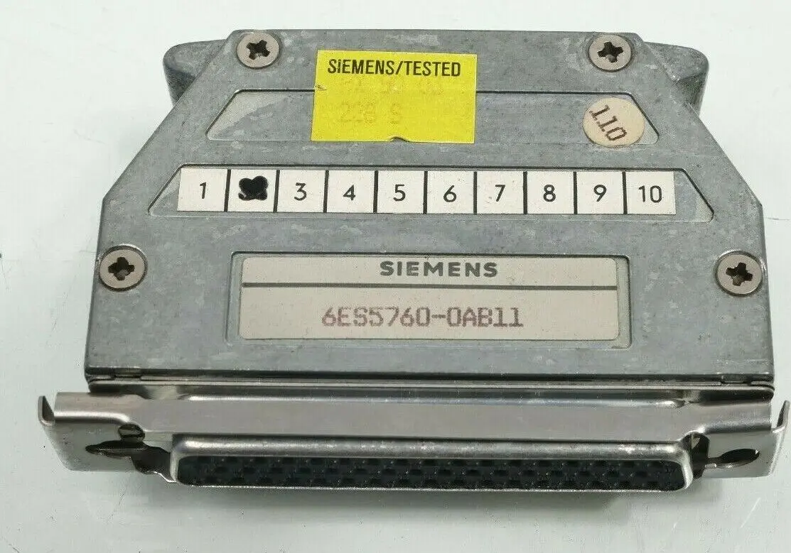 Produktfoto 1 von Siemens SIMATIC S5 Stecker 6ES5 760-0AB11 | E:02 | 6ES5760-0AB11