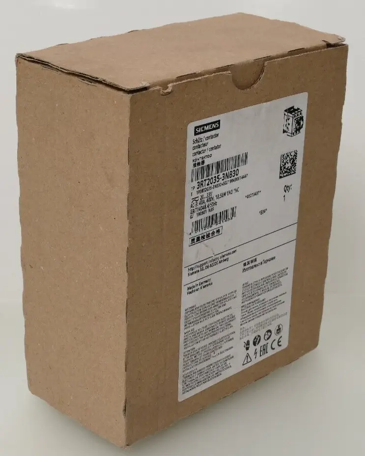 Produktfoto 1 von Siemens SIRIUS Schütz 3RT2 035-3NB30 | E:04 | 3RT2035-3NB30
