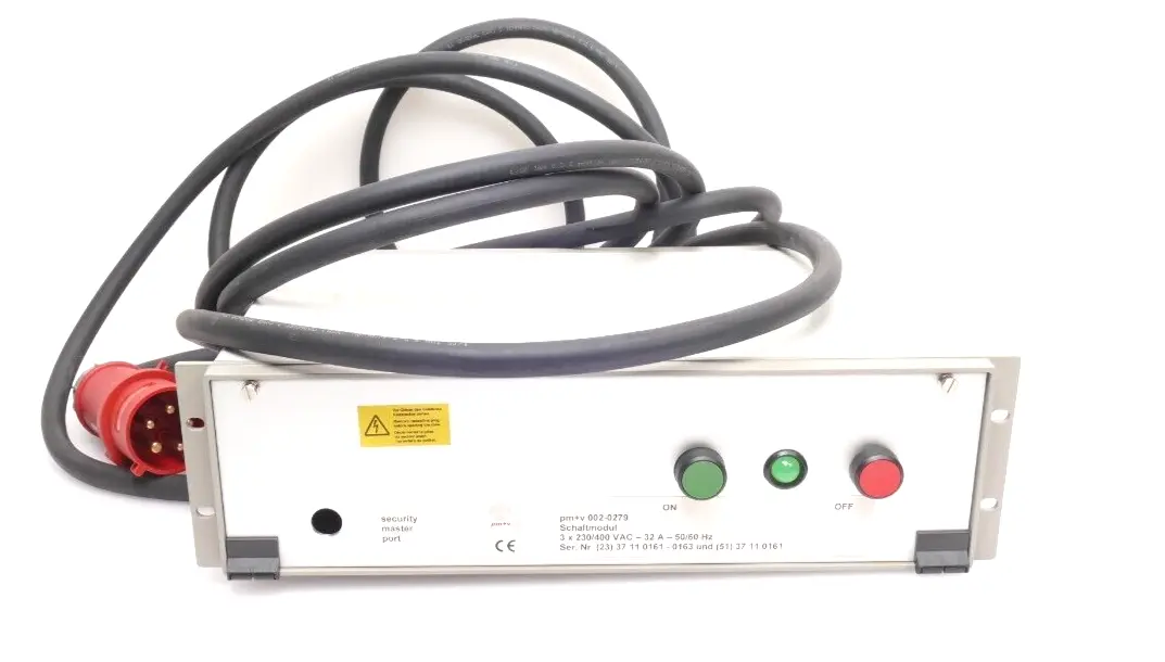 Produktfoto 1 von pm+v 002-0279 Schaltmodul | security master port | 3x230/400VAC-32A-50/60Hz