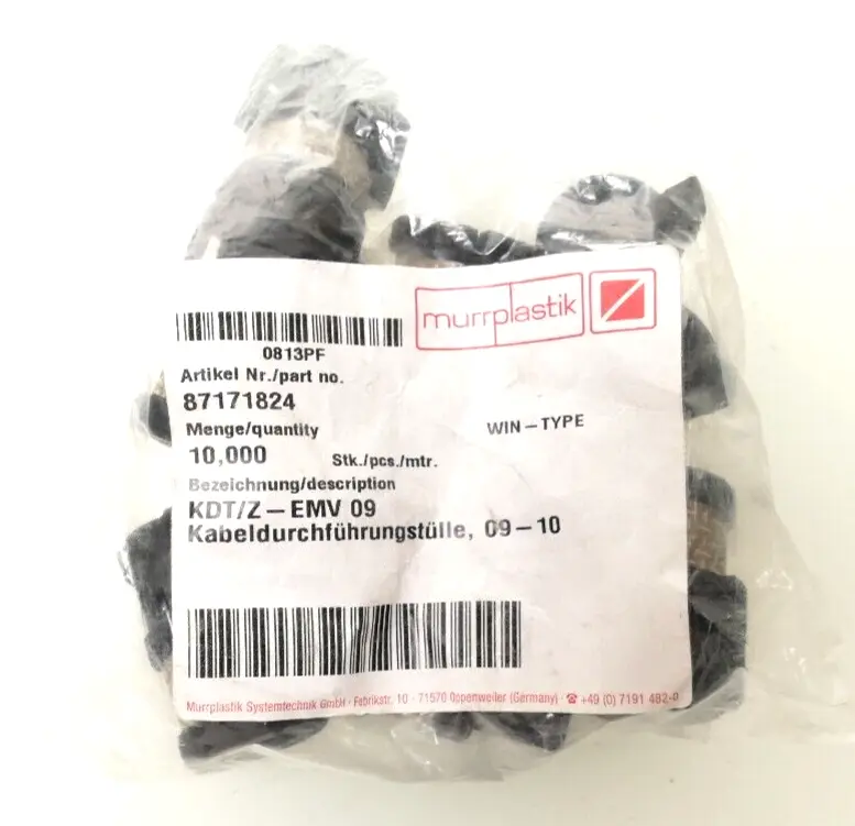 Produktfoto 1 von 10x Murrplastik KDT/Z-EMV 09 Kabeldurchführungstülle 87171824