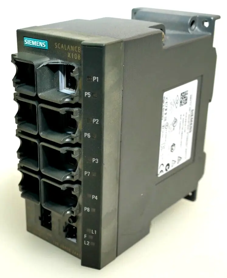 Produktfoto 1 von Siemens SCALANCE X108 | 6GK5 108-0BA00-2AA3 | E:05 | 6GK5108-0BA00-2AA3