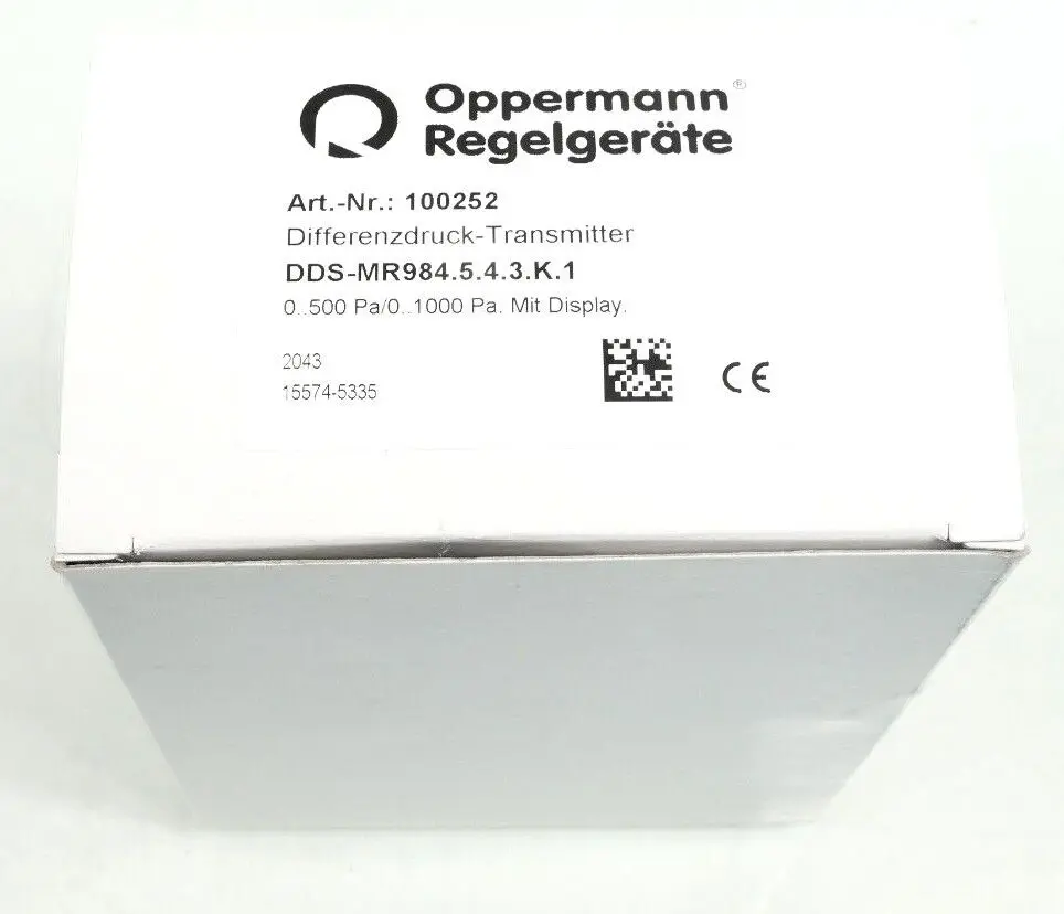 Produktfoto 1 von Oppermann Regelgeräte 100252 Differenzdruck-Transmitter DDS-MR984.5.4.3.K.1