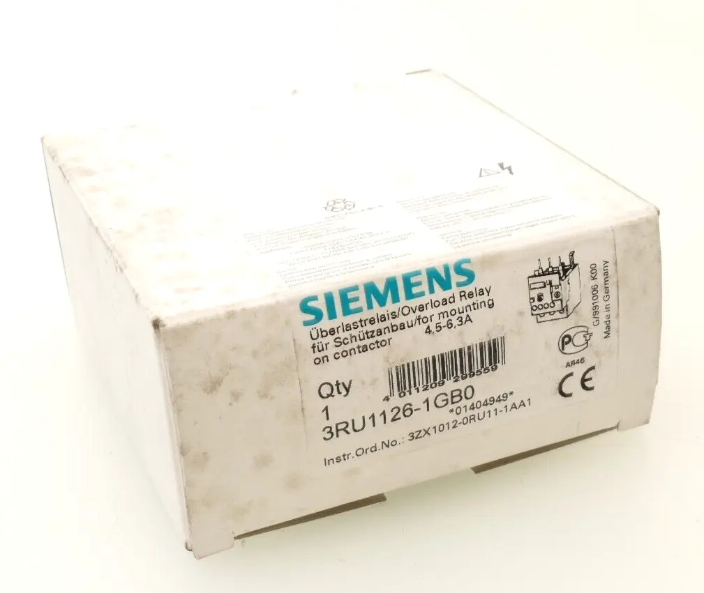 Produktfoto 1 von Siemens Überlastrelais 3RU1126-1GB0 | 3RU1 126-1GB0