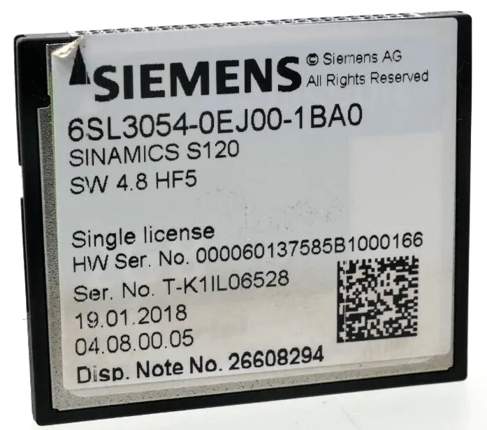 Produktfoto 1 von Siemens SINAMICS S120 | 6SL3 054-0EJ00-1BA0 | SW 4.8 HF5 | 6SL3054-0EJ00-1BA0