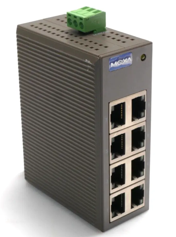 Produktfoto 1 von Moxa 8-port entry-level unmanaged Ethernet Switch | Rev. 1.0 | EDS-208