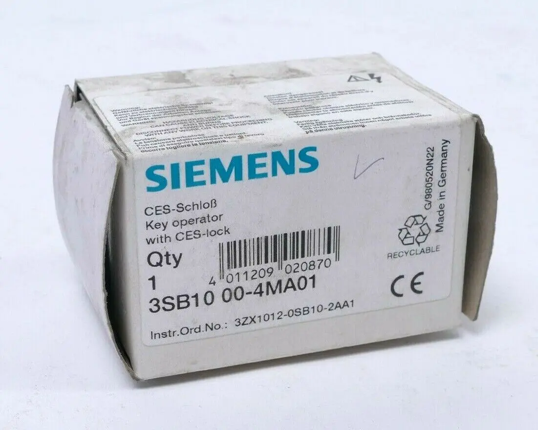 Produktfoto 1 von Siemens Betätigungselement CES-Schloß 3SB1 000-4MA01 | 3SB1000-4MA01