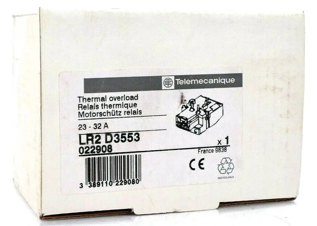 Produktfoto 1 von Telemecanique Schneider Motorschutzrelais 23-32A LR2D3553 | 022908